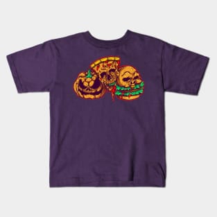 Trick or treat illustration Kids T-Shirt